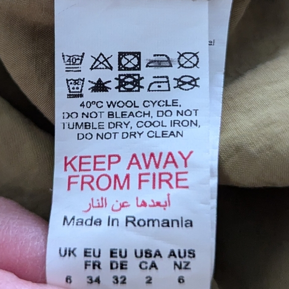 NASTY GAL V-Neck Wide Leg Jumpsuit Size 2 Olive Green - Picture 8 of 9